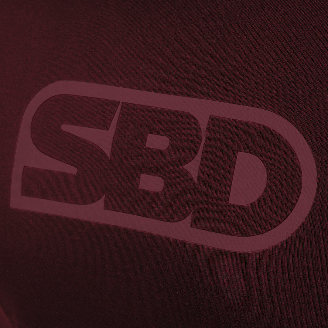 SBD Phoenix Range Burgundy & Burgundy T Shirt - Womens