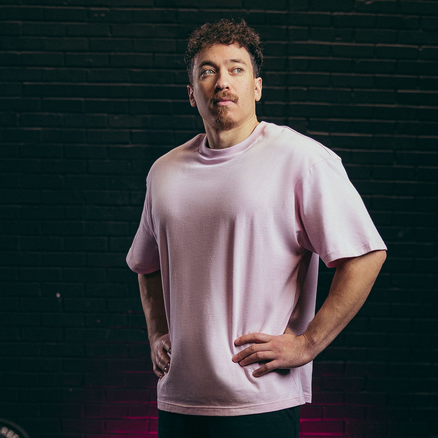 SBD Nova Range Oversized T-Shirt - Pastel Pink