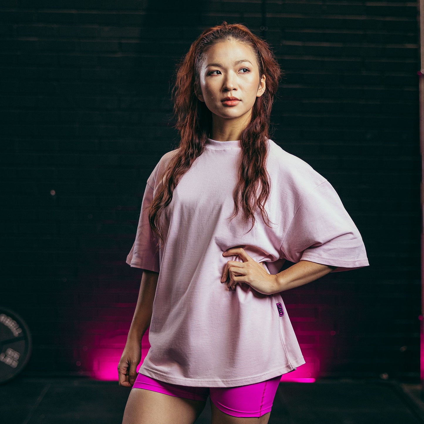 SBD Nova Range Oversized T-Shirt - Pastel Pink