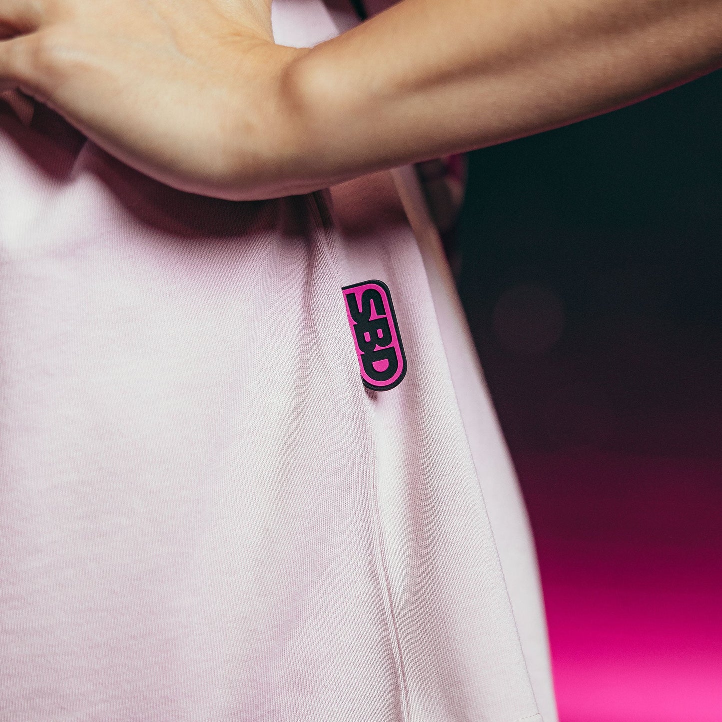 SBD Nova Range Oversized T-Shirt - Pastel Pink