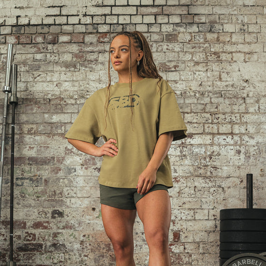 SBD Resolve Range Oversized T-Shirt - Sand