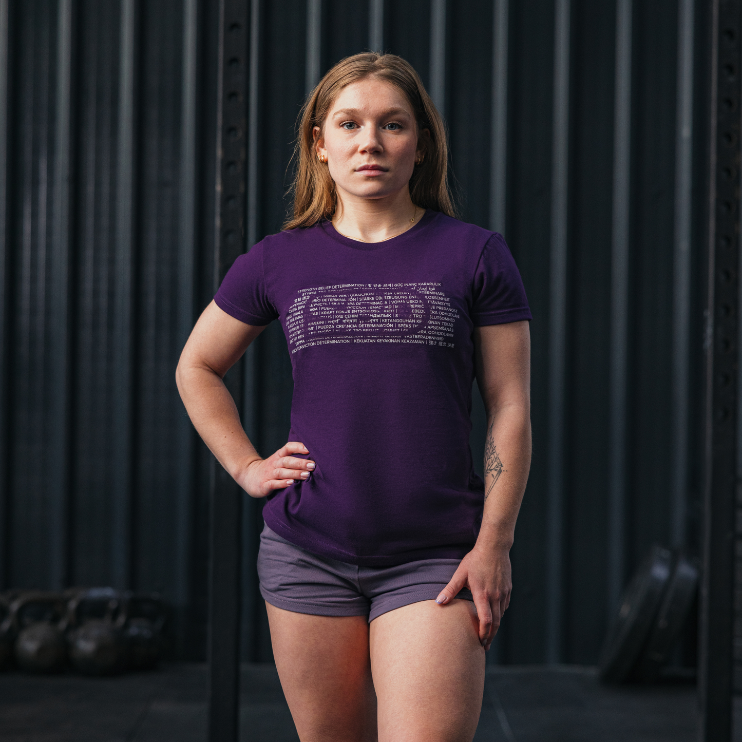 SBD Aspire Range Brand T Shirt - Womens - Royal Purple