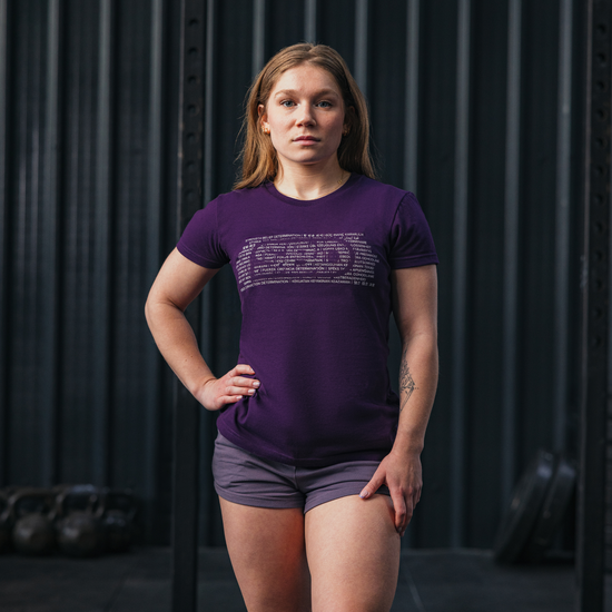 SBD Aspire Range Brand T Shirt - Womens - Royal Purple