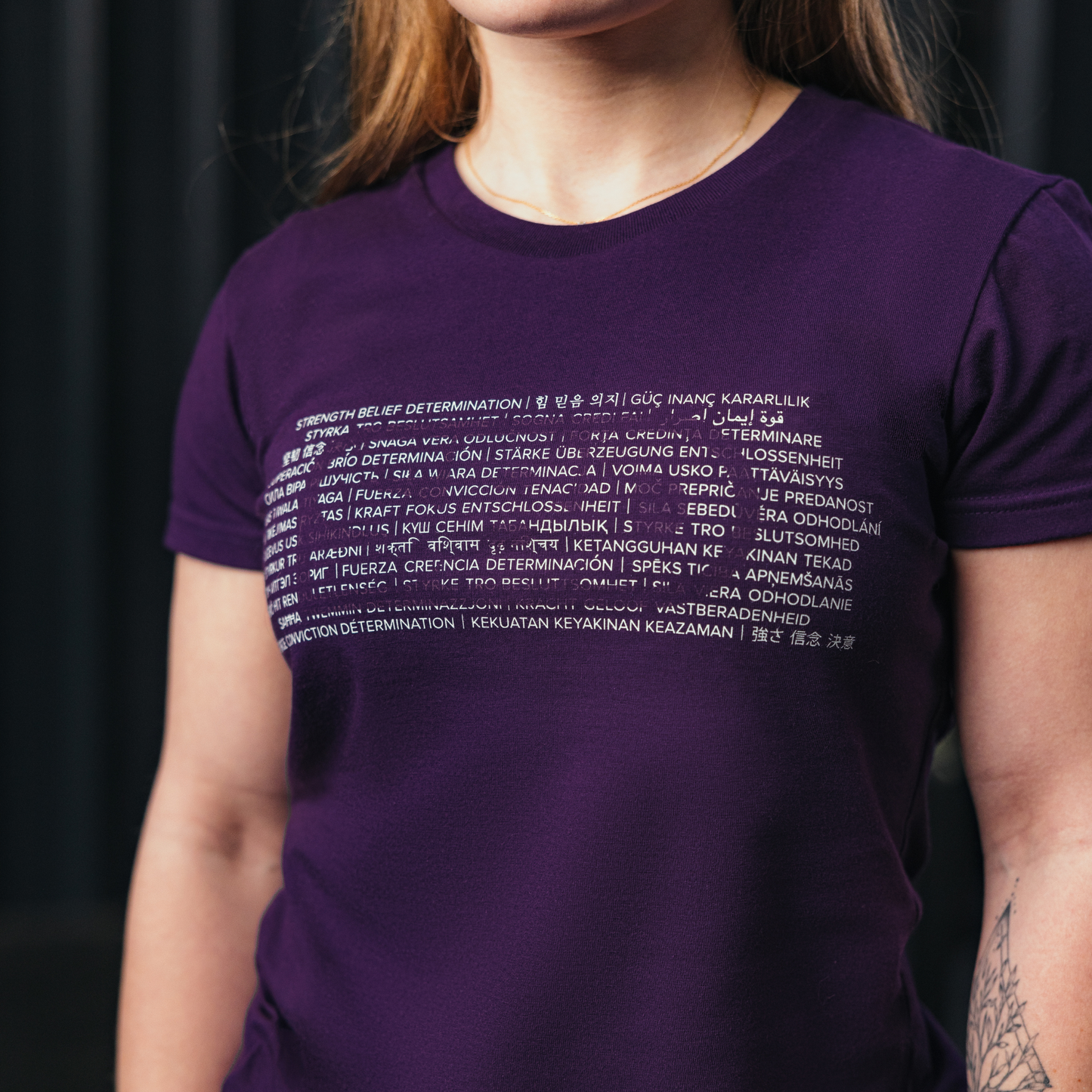 SBD Aspire Range Brand T Shirt - Womens - Royal Purple