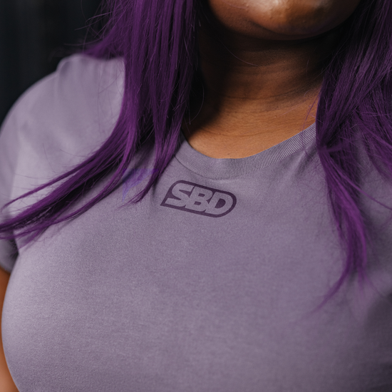 SBD Aspire Range Crop Top - Womens - Lavender