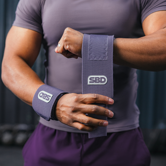 SBD Aspire Range Wrist Wraps - Stiff - Lavender