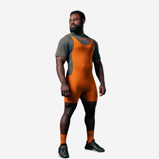 Orange Weightlifting Singlet