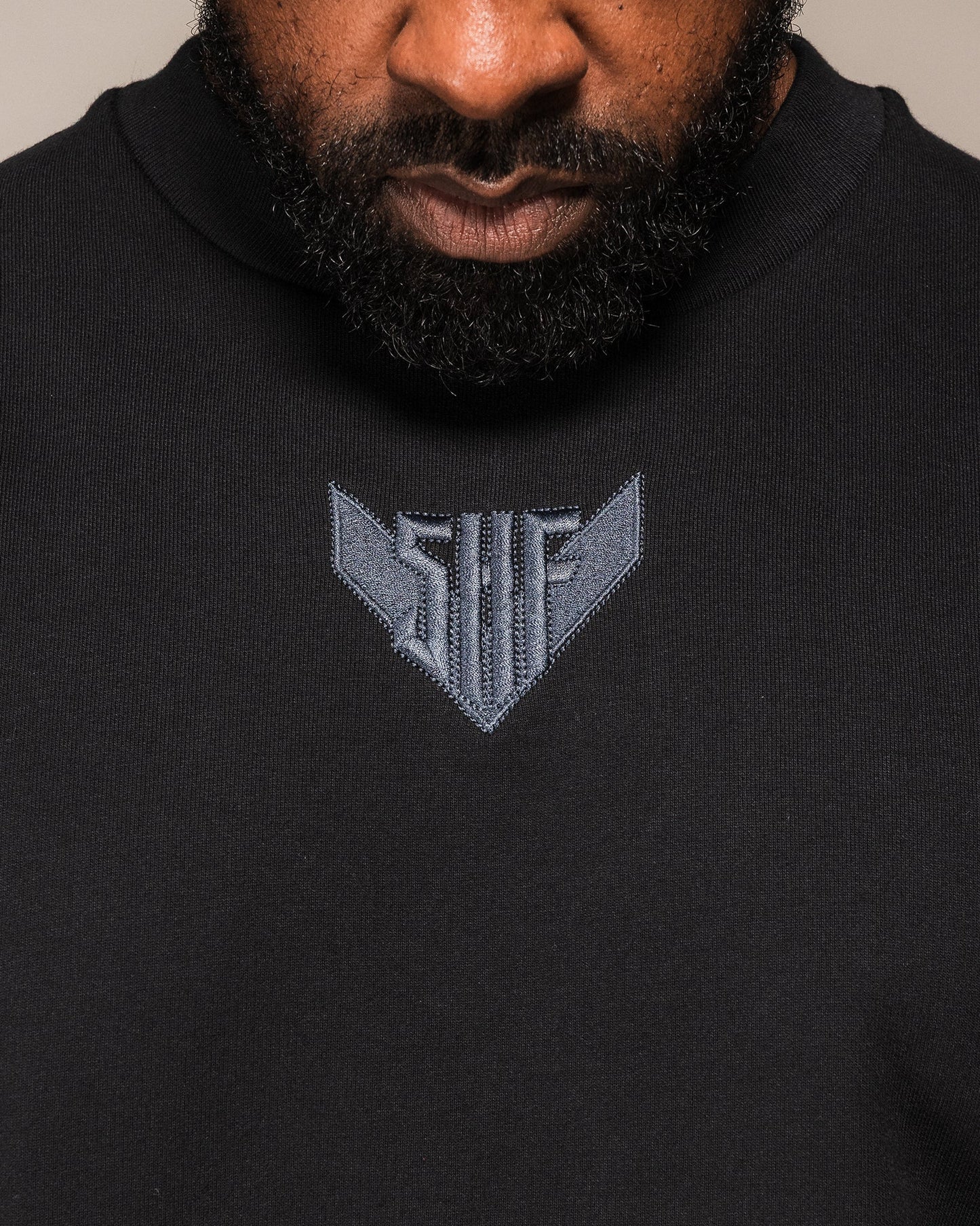 SBD Sheffield V Sweatshirt – black unisex crew, mens view 2