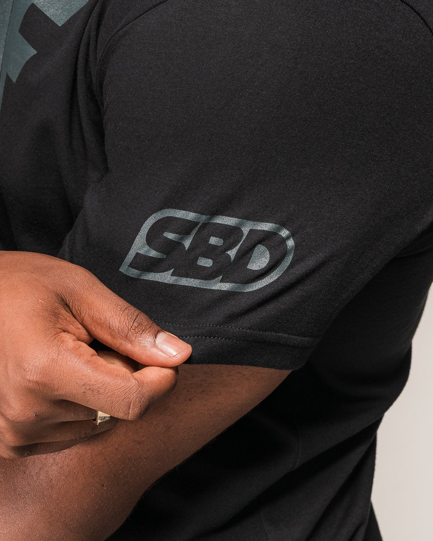 SBD Sheffield V Brand T Shirt – Mens, black, view 3