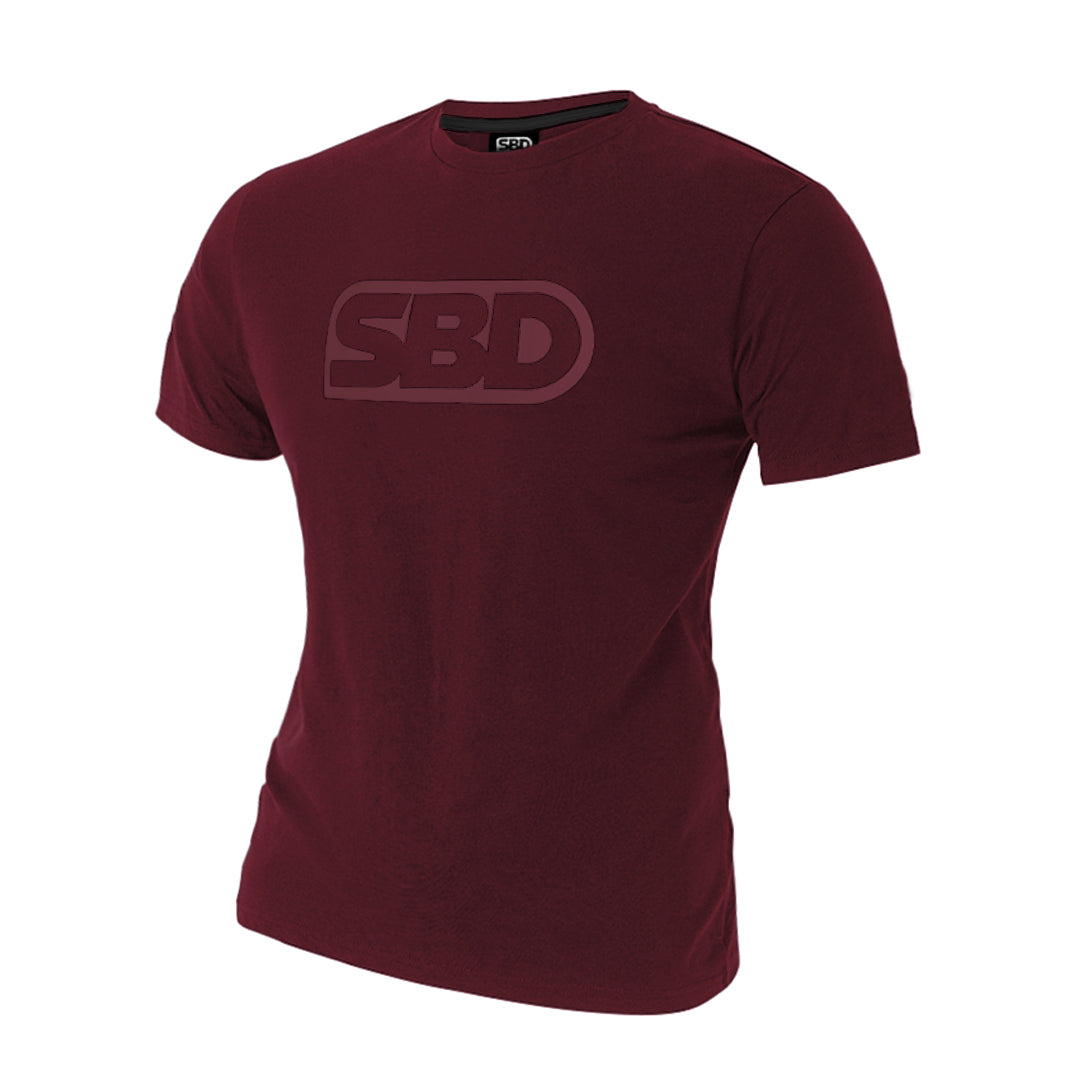 SBD Phoenix Range Burgundy & Burgundy T Shirt - Womens