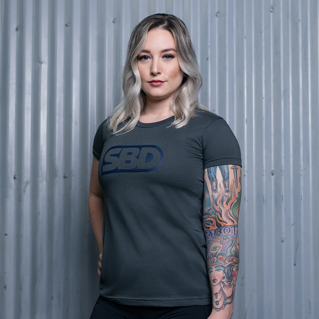SBD Storm Range Grey T Shirt  - Womens