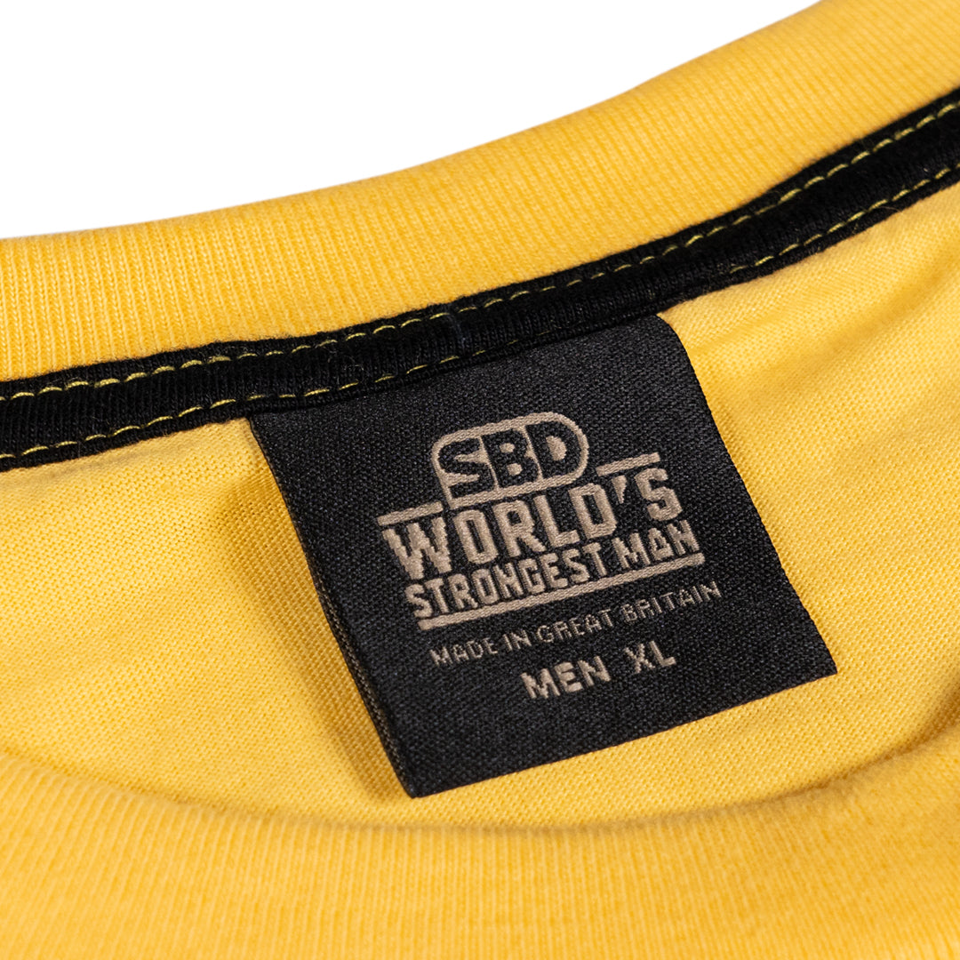 SBD WSM T Shirt 2021 Yellow - Mens